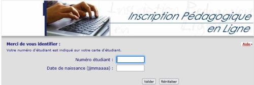 Inscription Pédagogique